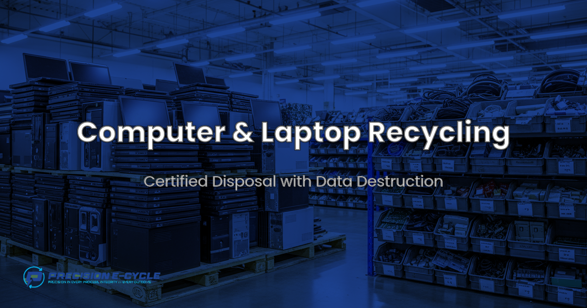 Computer and Laptop Recycling | Precision E-Cycle
